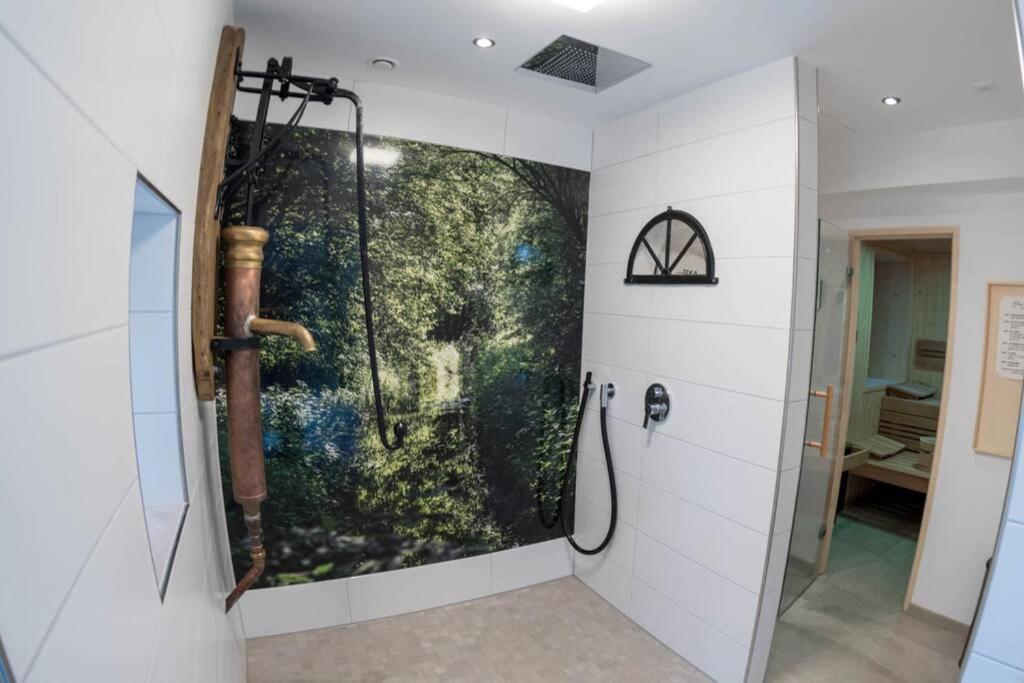 Zum Heuerling Ferienwohung Im Alten Stall Mit Sauna Versmold Exteriör bild