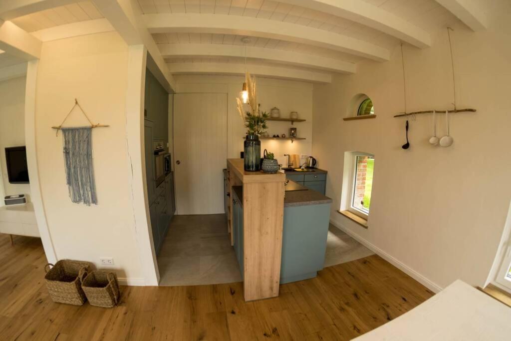 Zum Heuerling Ferienwohung Im Alten Stall Mit Sauna Versmold Exteriör bild