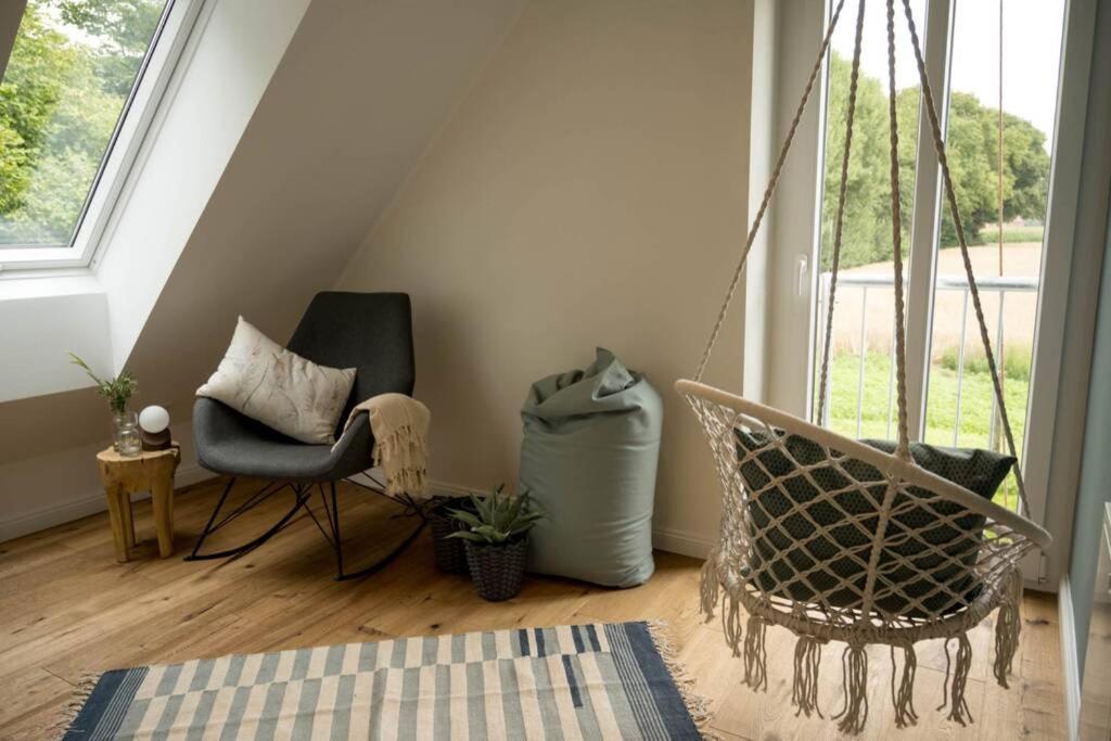 Zum Heuerling Ferienwohung Im Alten Stall Mit Sauna Versmold Exteriör bild