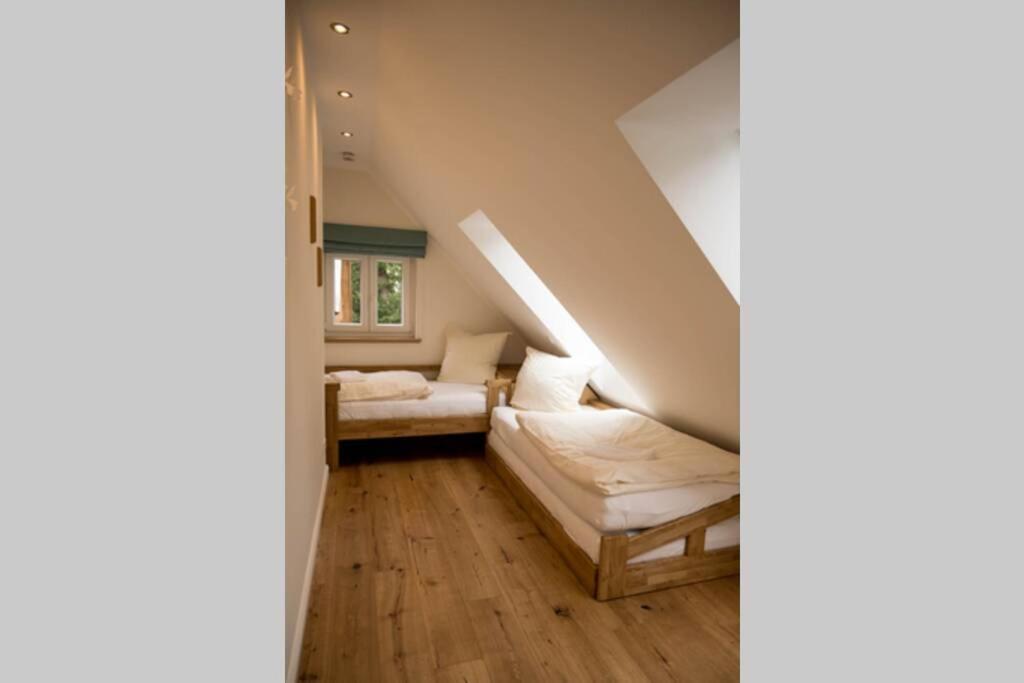 Zum Heuerling Ferienwohung Im Alten Stall Mit Sauna Versmold Exteriör bild