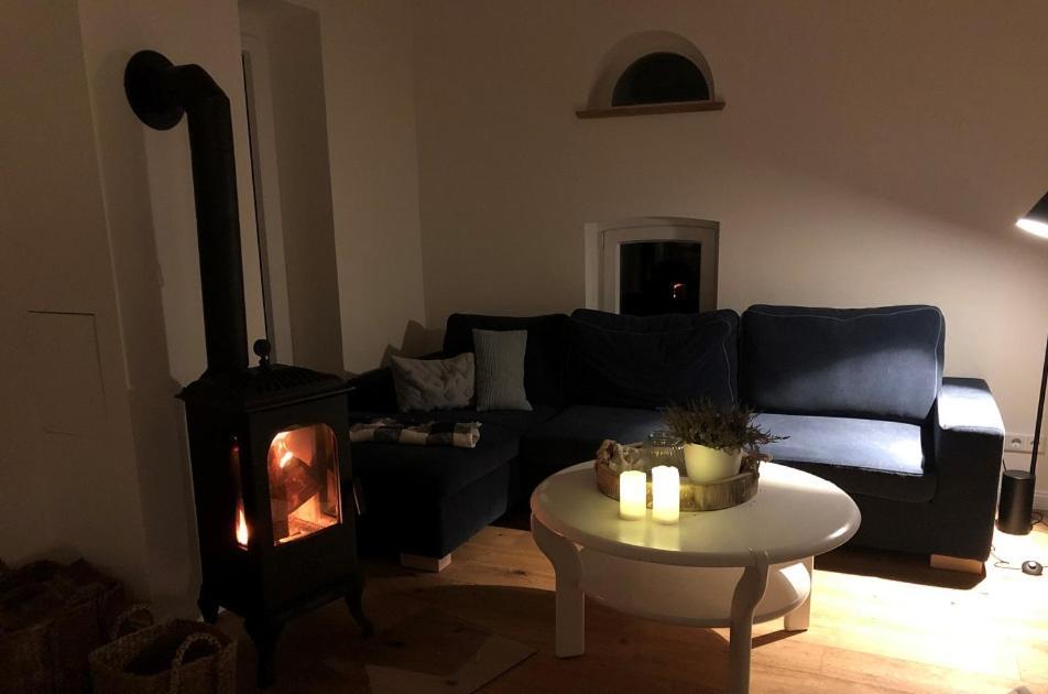 Zum Heuerling Ferienwohung Im Alten Stall Mit Sauna Versmold Exteriör bild