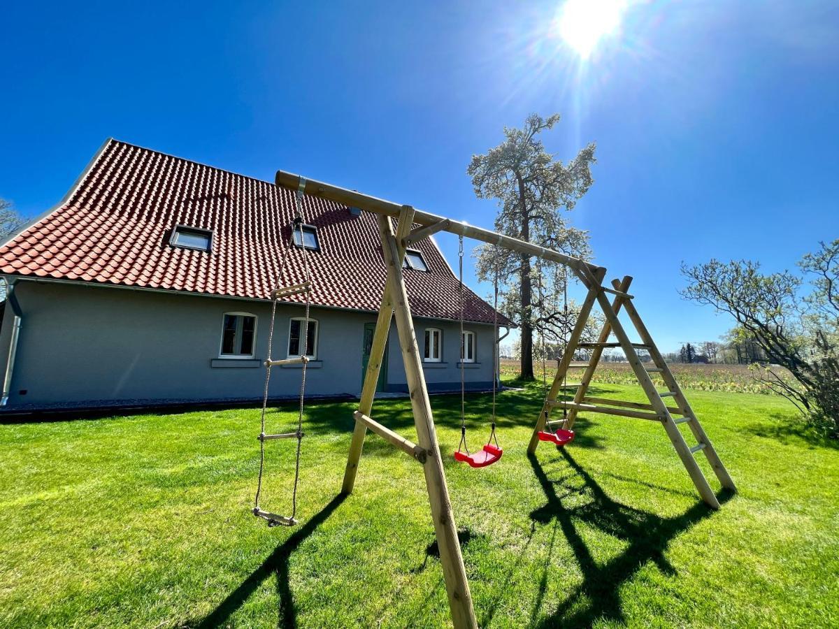 Zum Heuerling Ferienwohung Im Alten Stall Mit Sauna Versmold Exteriör bild