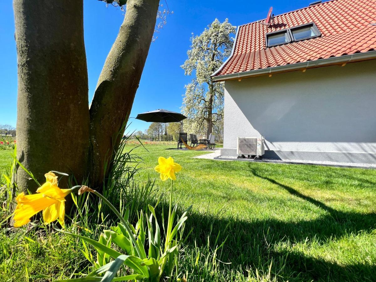 Zum Heuerling Ferienwohung Im Alten Stall Mit Sauna Versmold Exteriör bild